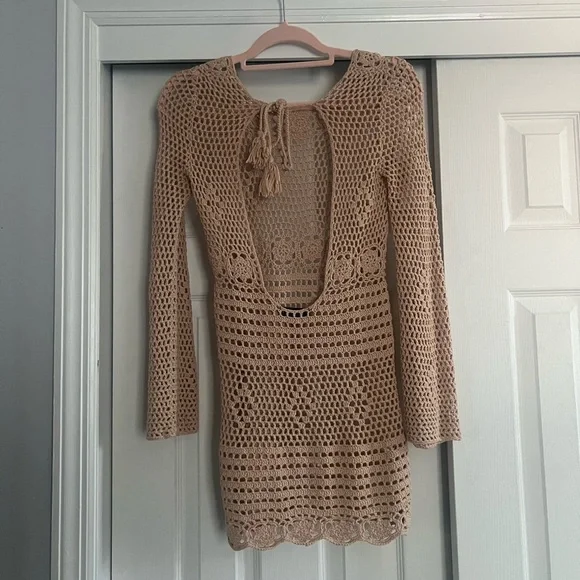 Majorelle Revolve Crochet Cover Up Dress - Picture 4 of 6